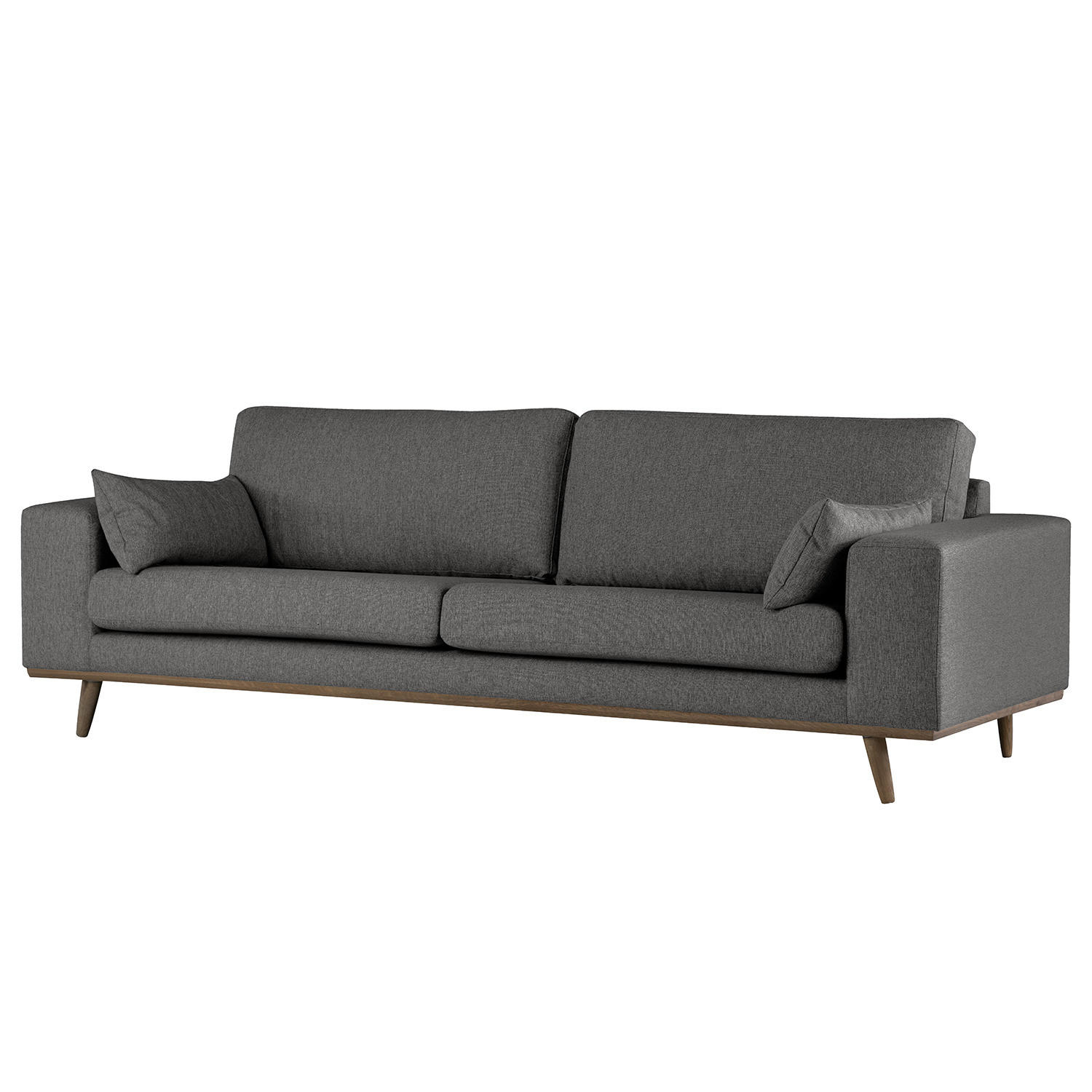 3-SITZER SOFA - Dunkelgrau, Textil (237/81/88cm) - home24