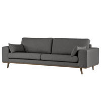 3-SITZER SOFA - Dunkelgrau, Textil (237/81/88cm) - home24