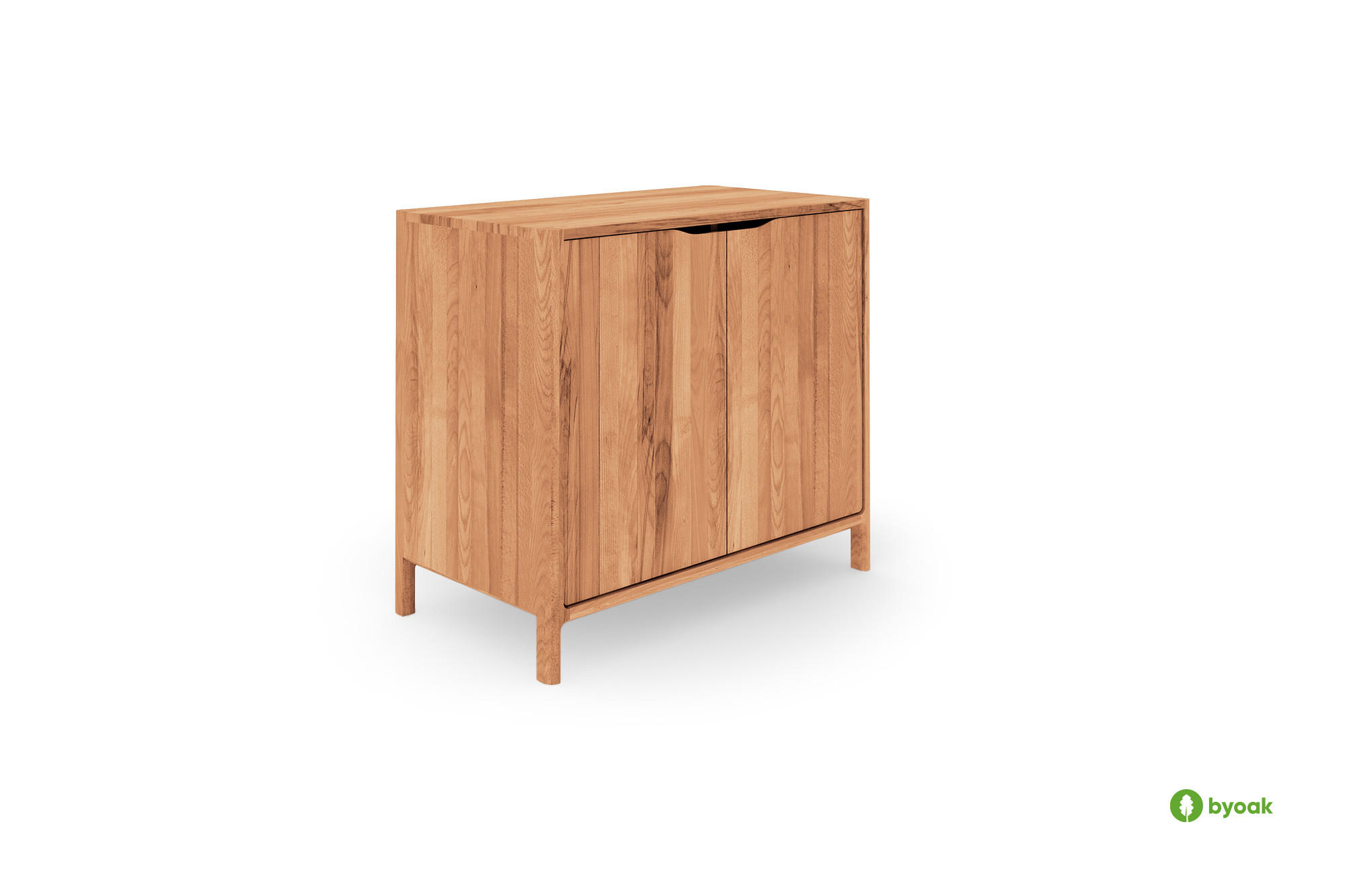KOMMODE PAUL Kernbuche - Kernbuche, Holz (95/80/50cm) - byoak