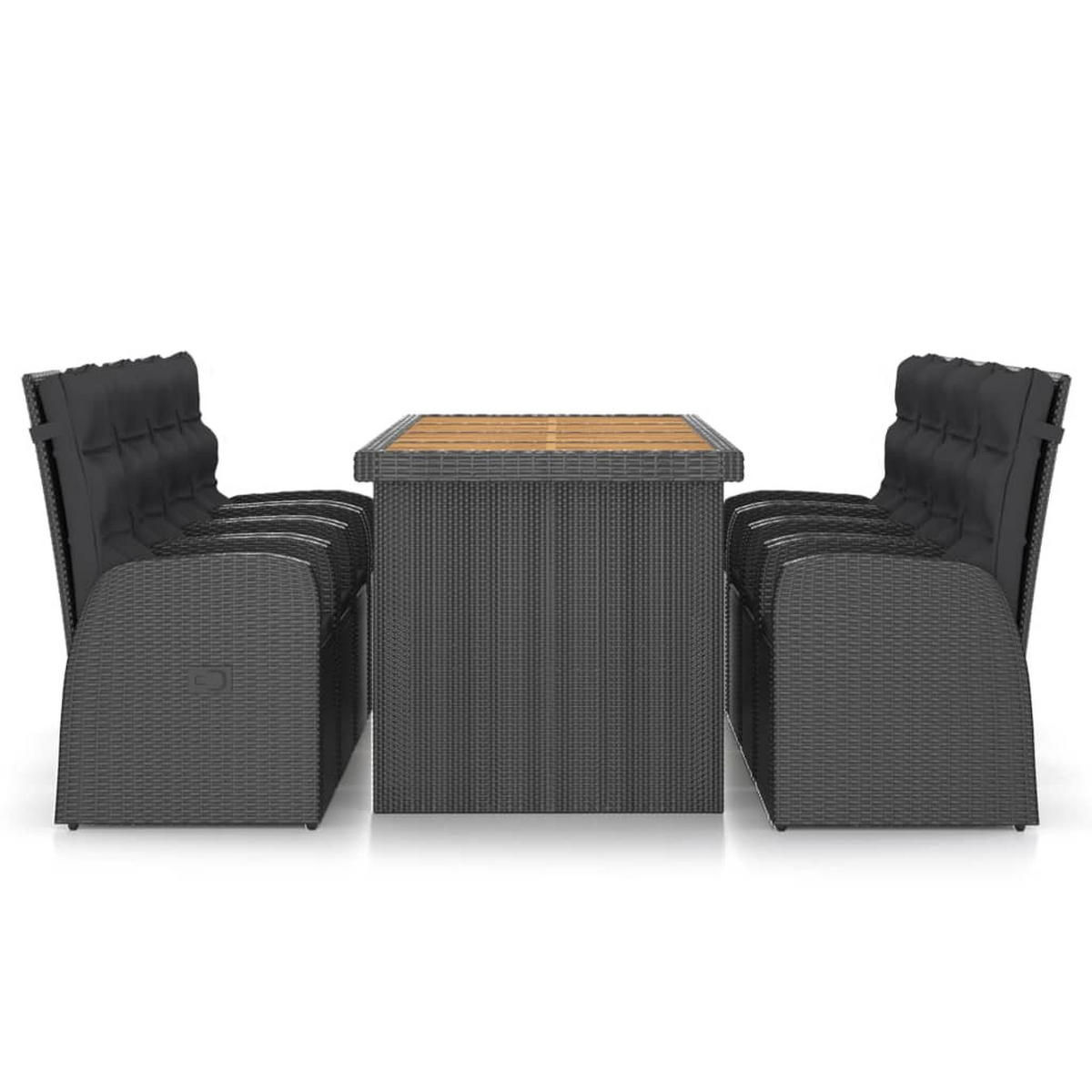 GARTENSET Yarden 9-teilig - Schwarz, Metall - Nettlife
