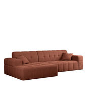 ECKSOFA L-Form NIMES Stoff Verita Kupfer Links - Kupferfarben, Holz (168/256cm) - Kaiser Möbel