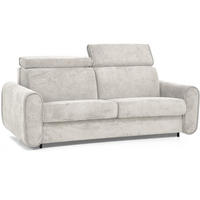 SCHLAFSOFA Pavarti mit italienischem Gestell, 160x195, Beige - Beige/Schwarz, Holzwerkstoff/Textil (214/88/100cm) - Beautysofa