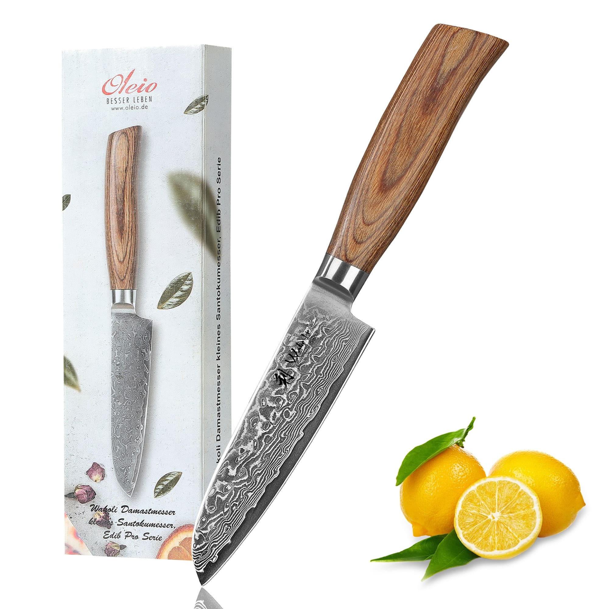 SANTOKUMESSER 11 cm - Braun, Holz/Metall (23cm) - Wakoli