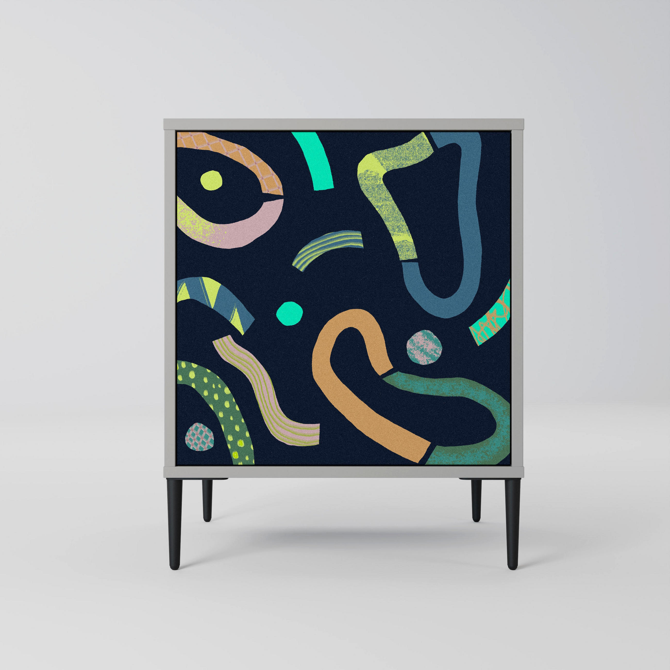 SpaceRebels Sideboard Grau 57.5x72.5x42 cm