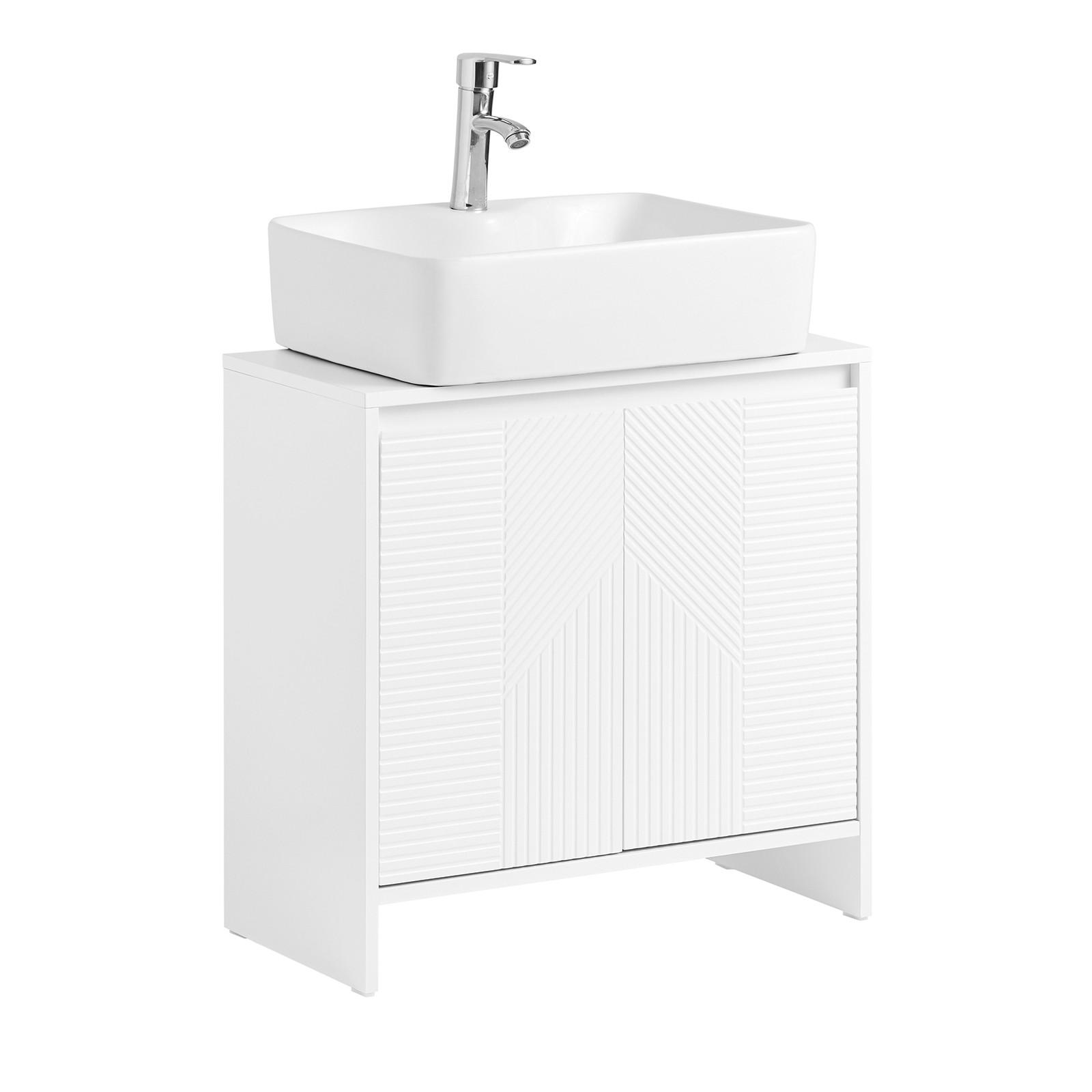 UNDERSKÅP för tvättställ Vit 61x60x30cm 61/60/30 cm