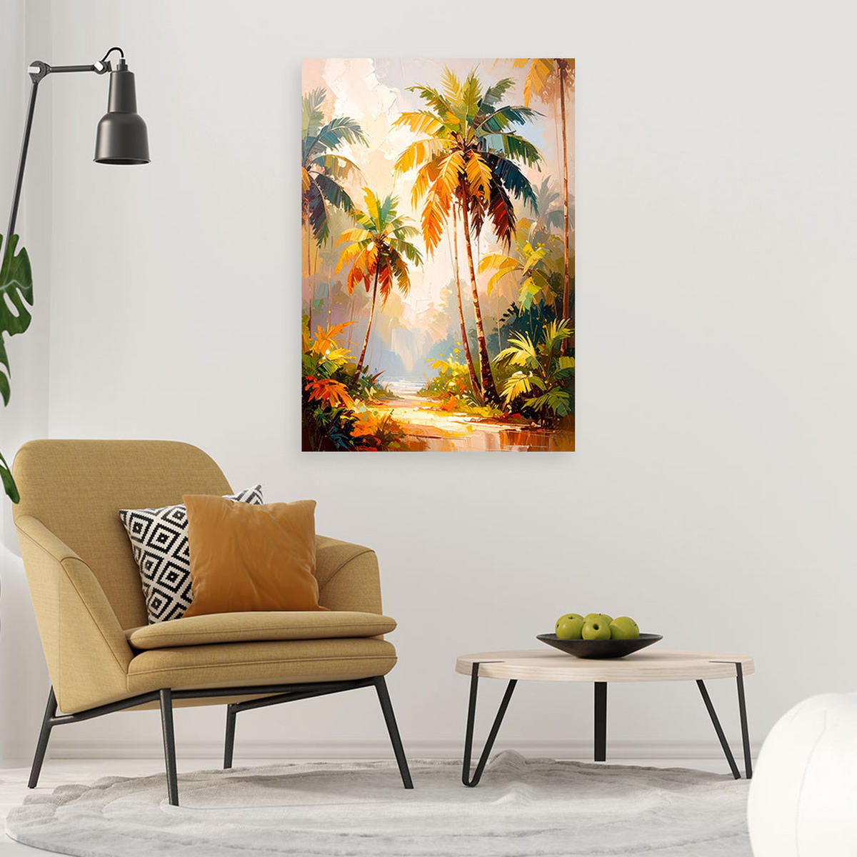 LEINWANDBILD Natur und Botanik 20x30cm - Grün, Textil (20/30cm) - Feeby