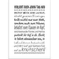 BILD 29x41 cm Bild Spruch Geschenk Hochzeit - Weiß, Holzwerkstoff (29/41/2cm) - artissimo