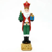 NUSSKNACKER Figur B14 x T11 x H45.5 cm - Rot, Kunststoff (11/45.5/14cm) - Hometopia