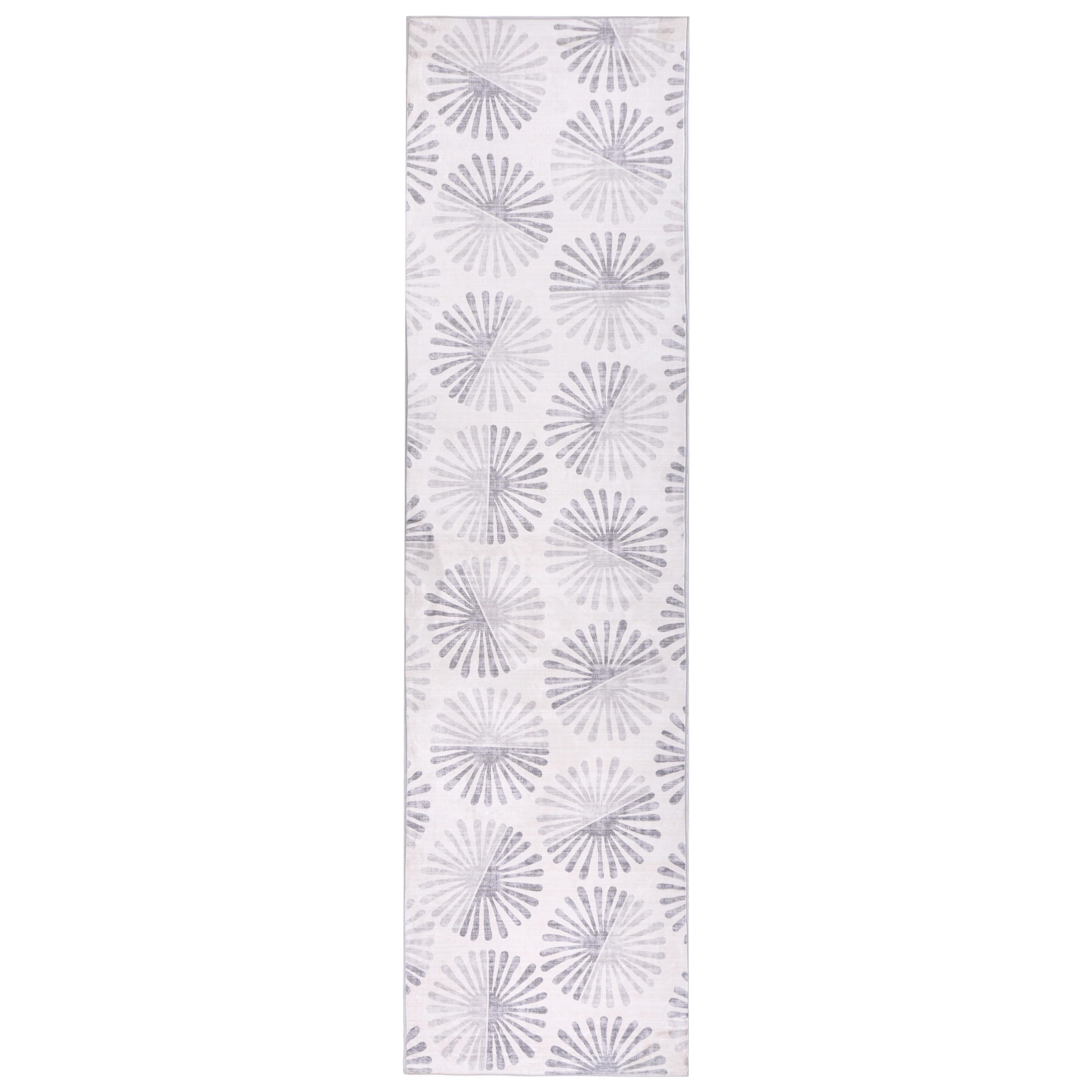 TEPPICH Cremeweiß 80/300 cm Catak - Beige, Textil (80/300cm) - Beliani