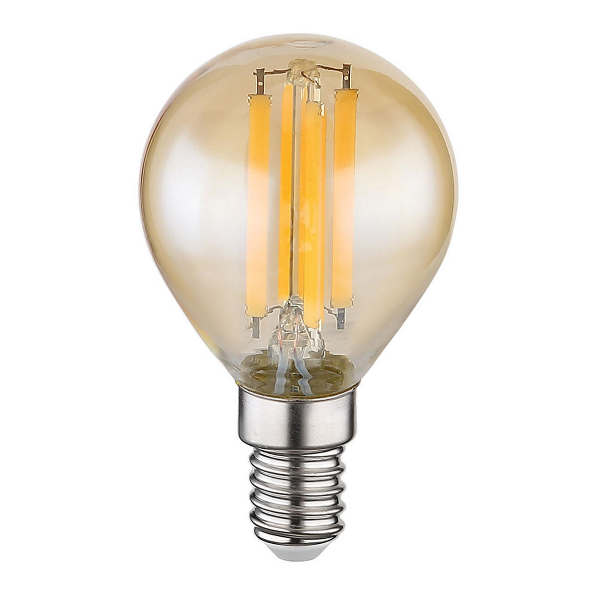 LED HÄNGELEUCHTE LEEDS Gold Acrylstäbe Amber - Goldfarben, Metall (87/12/133cm) - Nowa