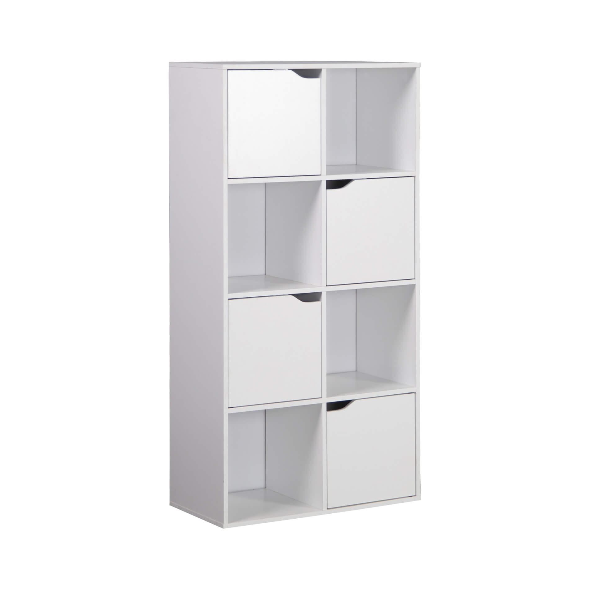 Mobili Rebecca Bücherregal Weiß 60x119x29 cm