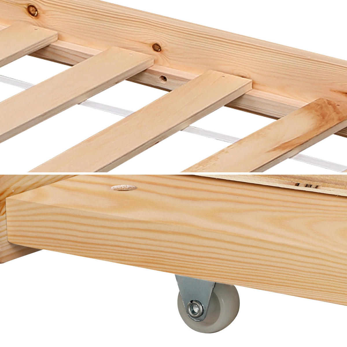 BETTSCHUBLADE Marceau Holz - Braun, Holz - Happy Garden