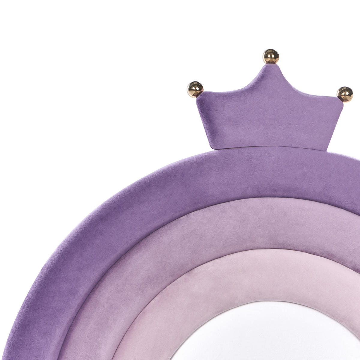 DĚTSKÁ POSTEL s úložným prostorem 90/200 cm Sametová látka Fialová Grisetot - fialová, textil (90/200cm) - Beliani