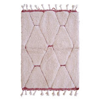 BERBERTEPPICH aus Marokko aus reiner Wolle 200x 300 cm - Rot, Naturmaterialien (200/300cm) - AFK Living