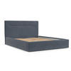 POLSTERBETT Liline 160/200 cm Blau im Asti Stoff - Blau/Schwarz, Holz/Holzwerkstoff (160/200cm) - AltaBeds