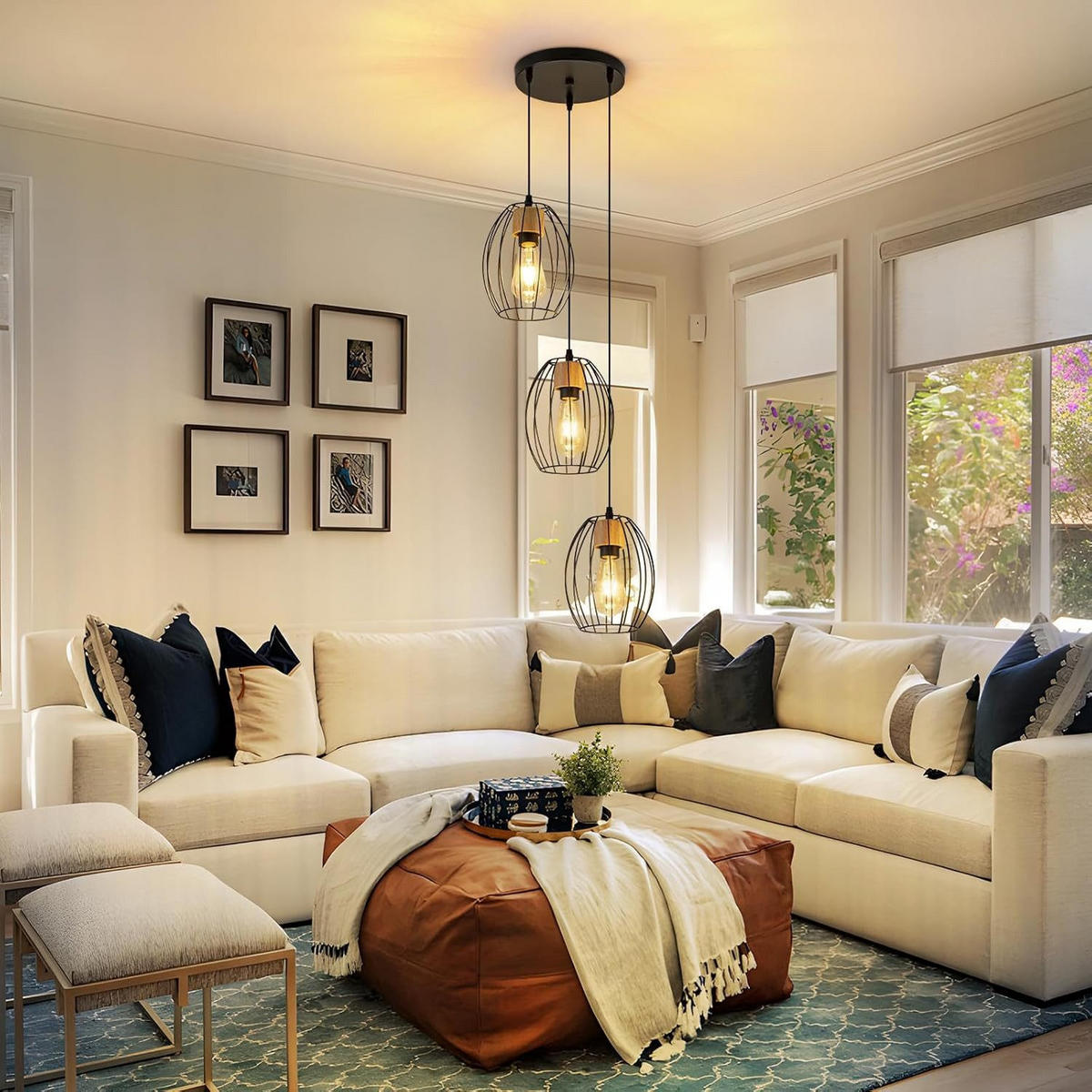 PENDELLEUCHTE BELL Ⅲ 24/17/147 cm - Schwarz, Metall (24/17/147cm) - Nettlife