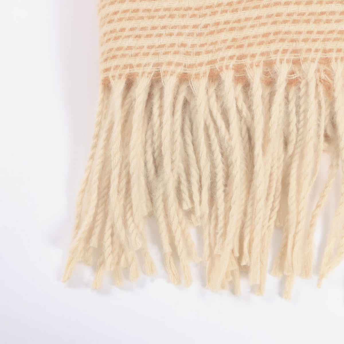 WOLLDECKE MILA - Farbe: Orange, Größe: 140 x 200 cm - Orange, Kunststoff (140/200cm) - Home Deluxe