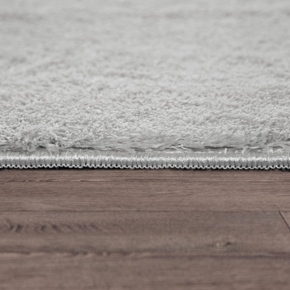 FLACHWEBETEPPICH Silberfarben 240 x 340 cm - Silberfarben, Kunststoff (240/340cm) - TT Home