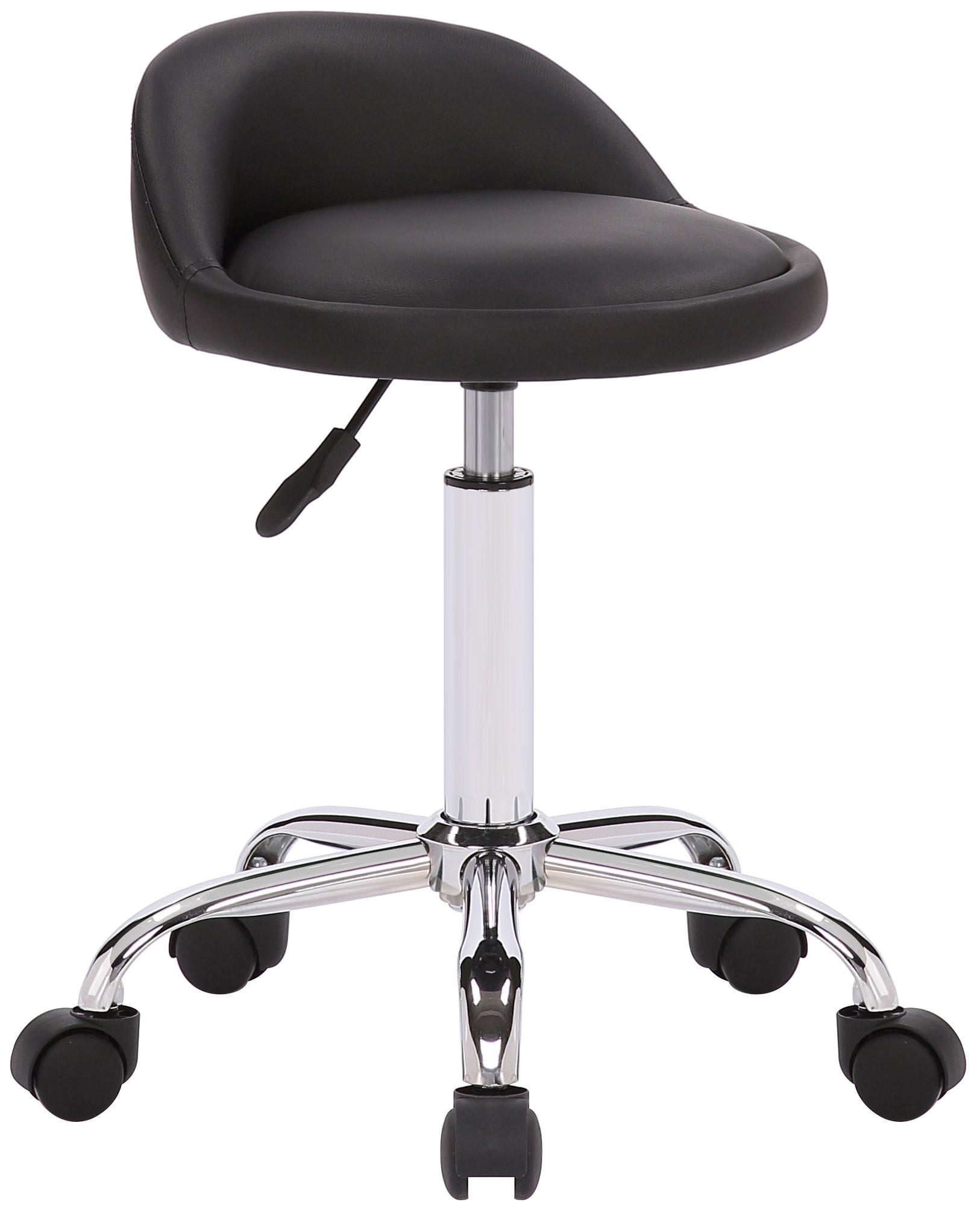 CLP Hocker Schwarz 36x56x43 cm