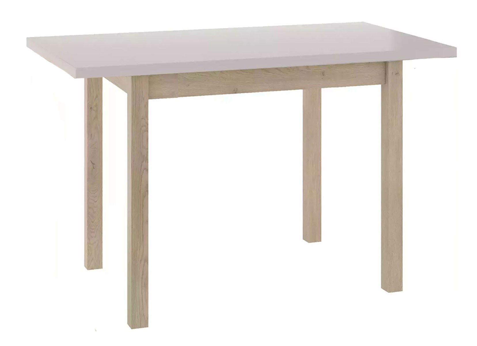ESSTISCH Adam Kaschmir / Eiche Sonoma 90-125 / 65 / 75cm - Beige/Sonoma Eiche, Holz/Holzwerkstoff (65/125/75cm) - Feldmann-Wohnen