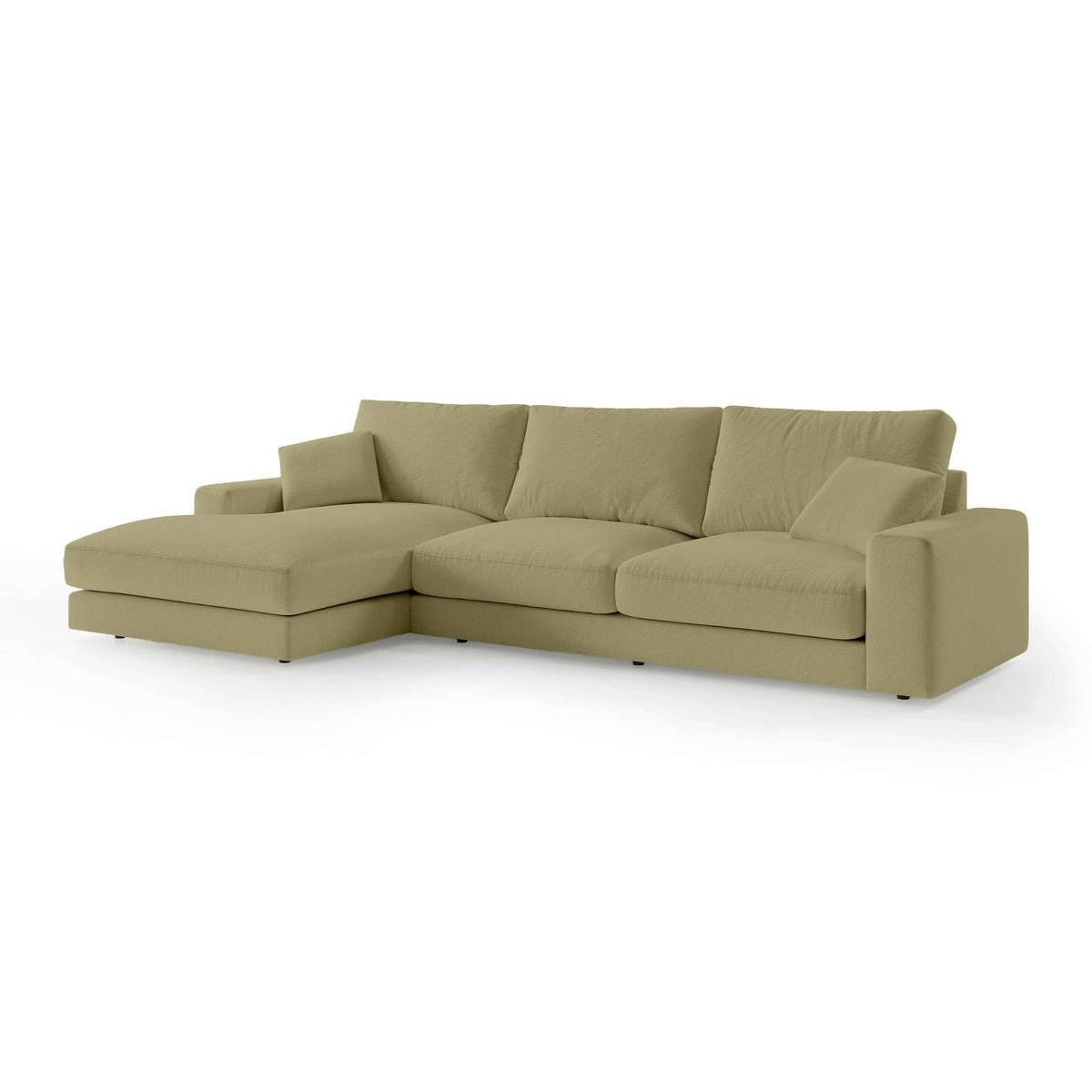 ECKSOFA Harvesty Goldfarben - Goldfarben, Textil (332/92/169cm) - Pillovely