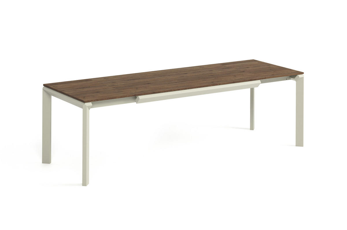 ESSTISCH FADO - Sandfarben/Kaschmir, Holzwerkstoff (90/160/76cm) - Meblini