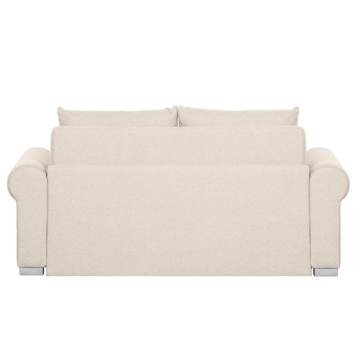 SCHLAFSOFA - Creme, Textil (184/90/90cm) - home24