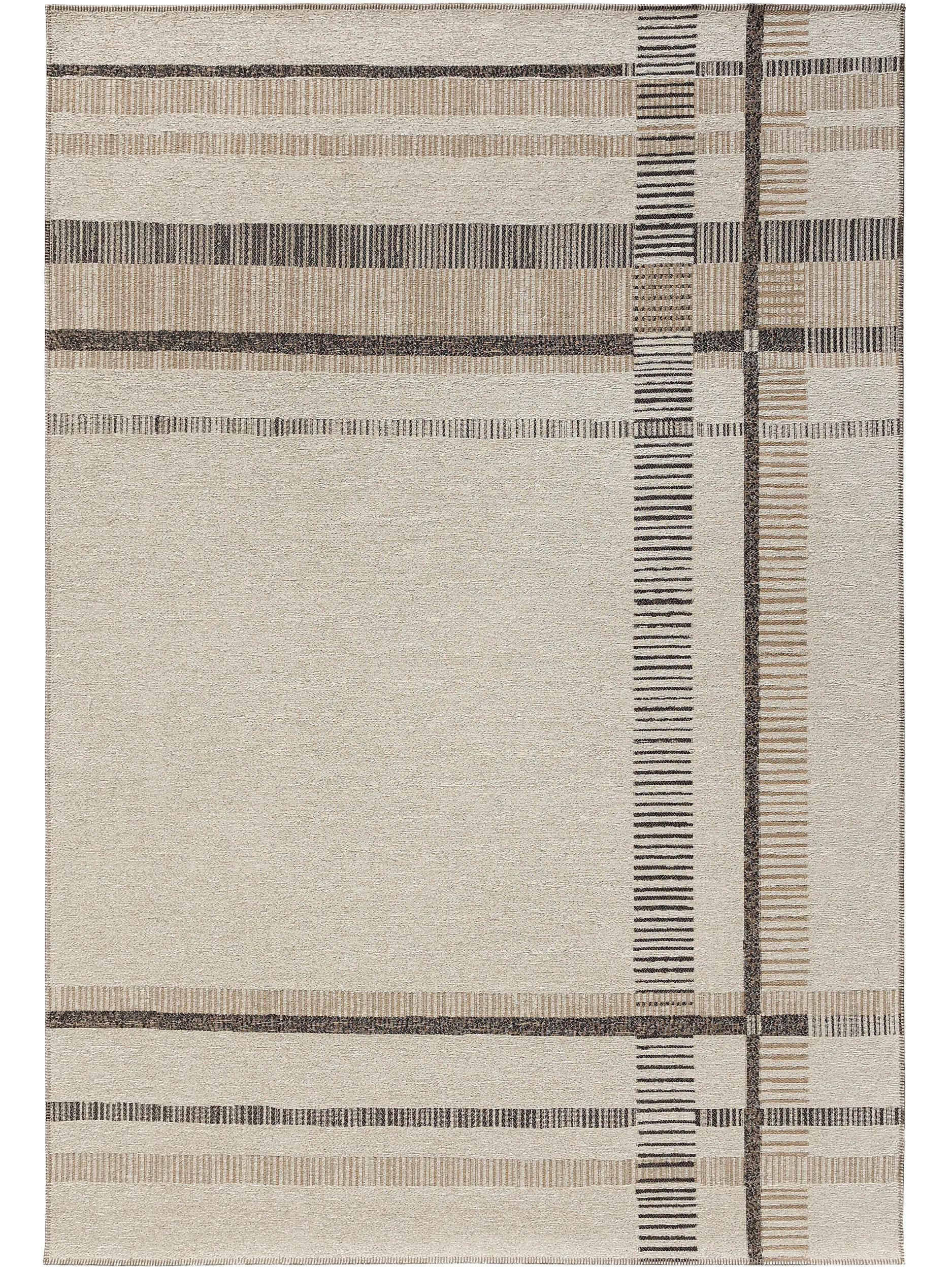 FLACHGEWEBETEPPICH Elena Beige/Braun 120x170 cm - Beige, Textil (120/170cm) - benuta Nest