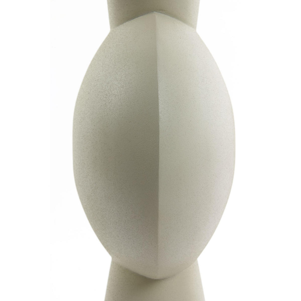 VASE Kavandu Grau 22/14/40 cm - Grau, Metall (40cm) - Light & Living