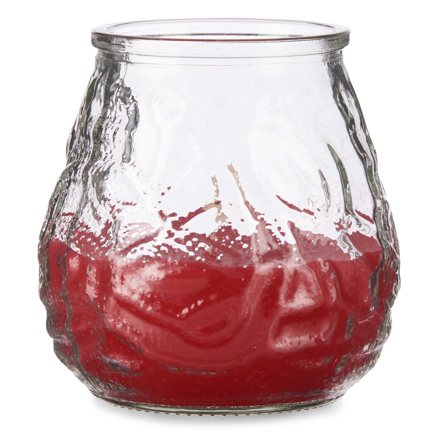 DUFTKERZE Geranie 18h - Rot, Paraffin (9/9.5cm) - Ibergarden