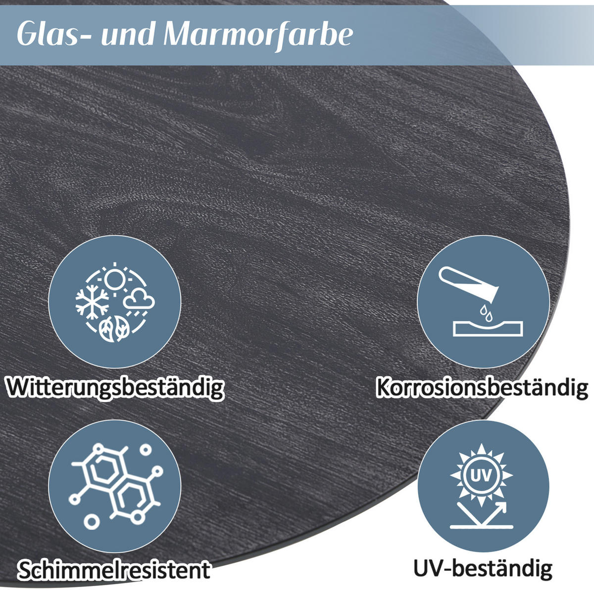 GARTENMÖBEL-SET 120/64/74 cm grau aus verzinktem Stahl und Polyester mit Kissen und Couchtisch - Grau, Textil - OKWISH