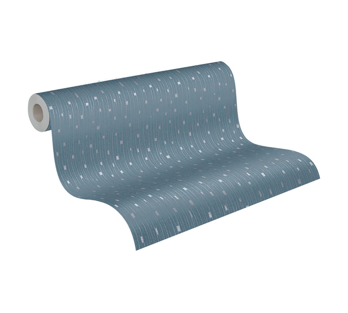 VLIESTAPETE Blau 53/1005 cm - Blau, Textil (53/1cm) - KUNSTLOFT