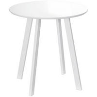 ESSTISCH DE-08460 Hochglanz für 2 Personen Weiß - Weiß, Holzwerkstoff (72/72/75cm) - ComfortXL