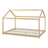HAUSBETT Cerro - Naturfarben, Holz (140/200cm) - [en.casa]