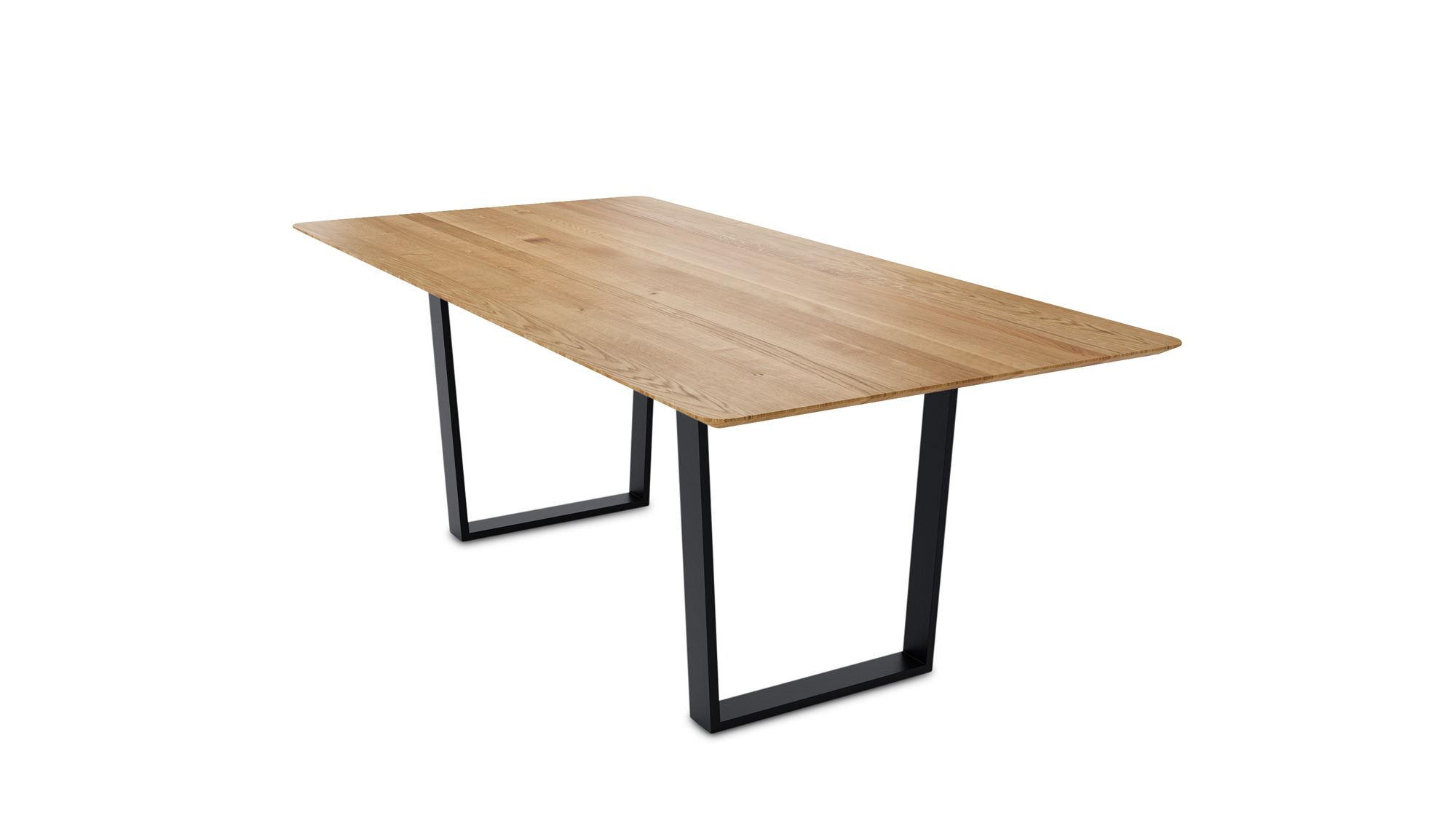 58aufmkessel Massivholztisch Wildeiche 75x100x200 cm
