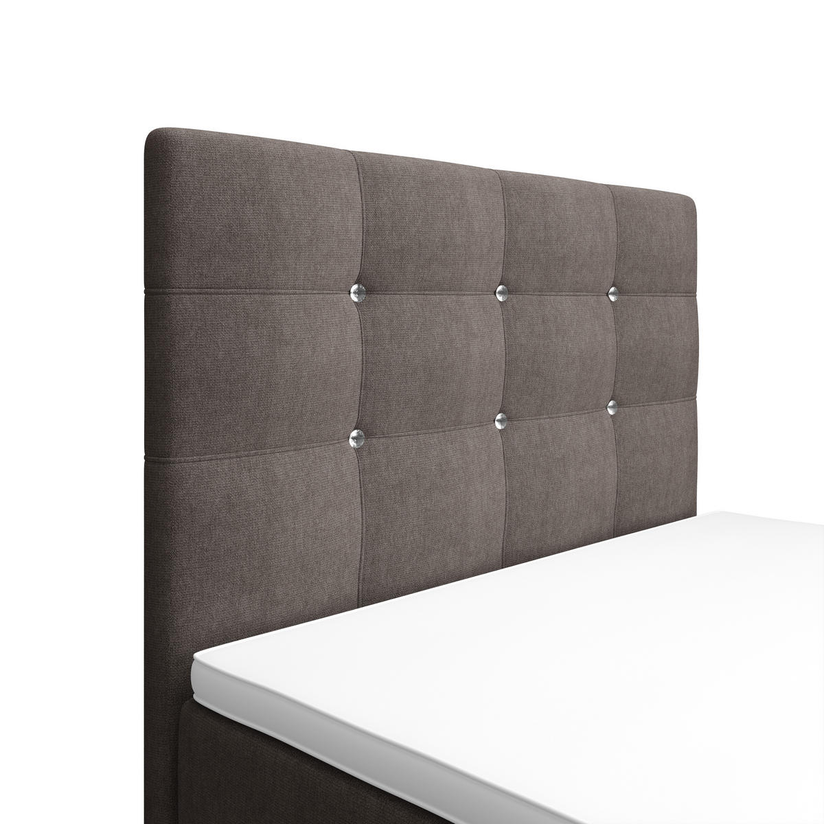 BOXBETT KLEO mini 90x200, mit Matratze H3 und Topper, Cosmic 03 - Braun, Holz/Kunststoff (90/200cm) - Bedante