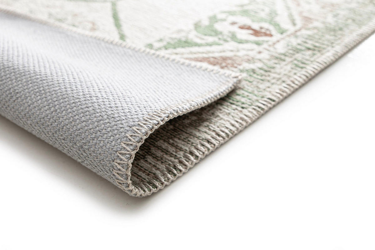 DESIGN-TEPPICH aus recycelten Fasern grün - Grün, Textil (120/170cm) - AFK Living
