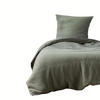 BETTWÄSCHE Angelia 140/200 cm - Waldgrün, Naturmaterialien (200/140cm) - Douceur d´intérieur