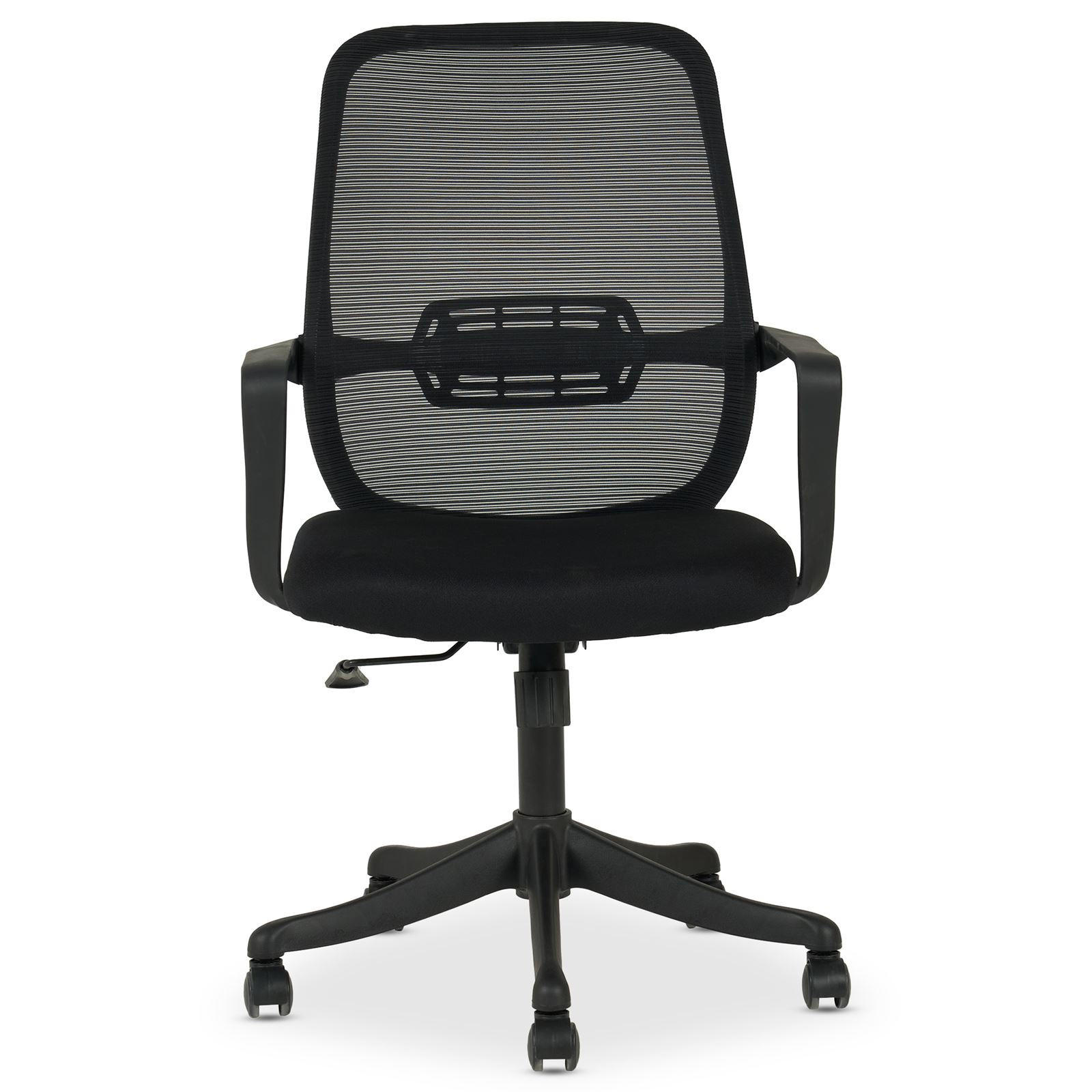 BÜRODREHSTUHL MOLLIS - Schwarz, Textil (63/98/63cm) - IDIMEX