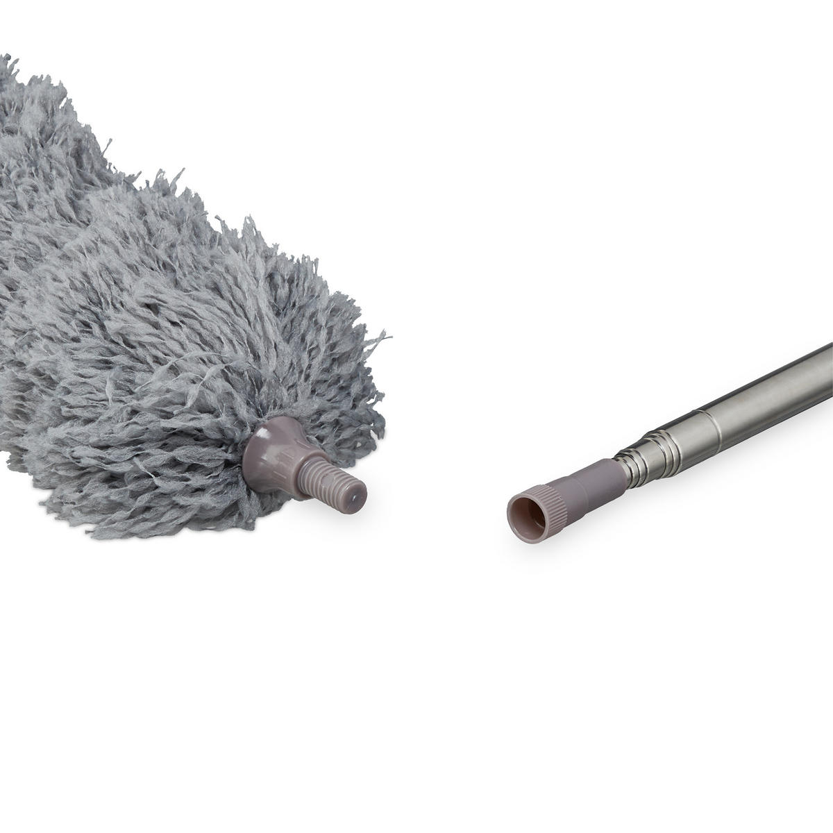 STAUBWEDEL - Multicolor, Kunststoff/Textil (9/250/9cm) - Relaxdays