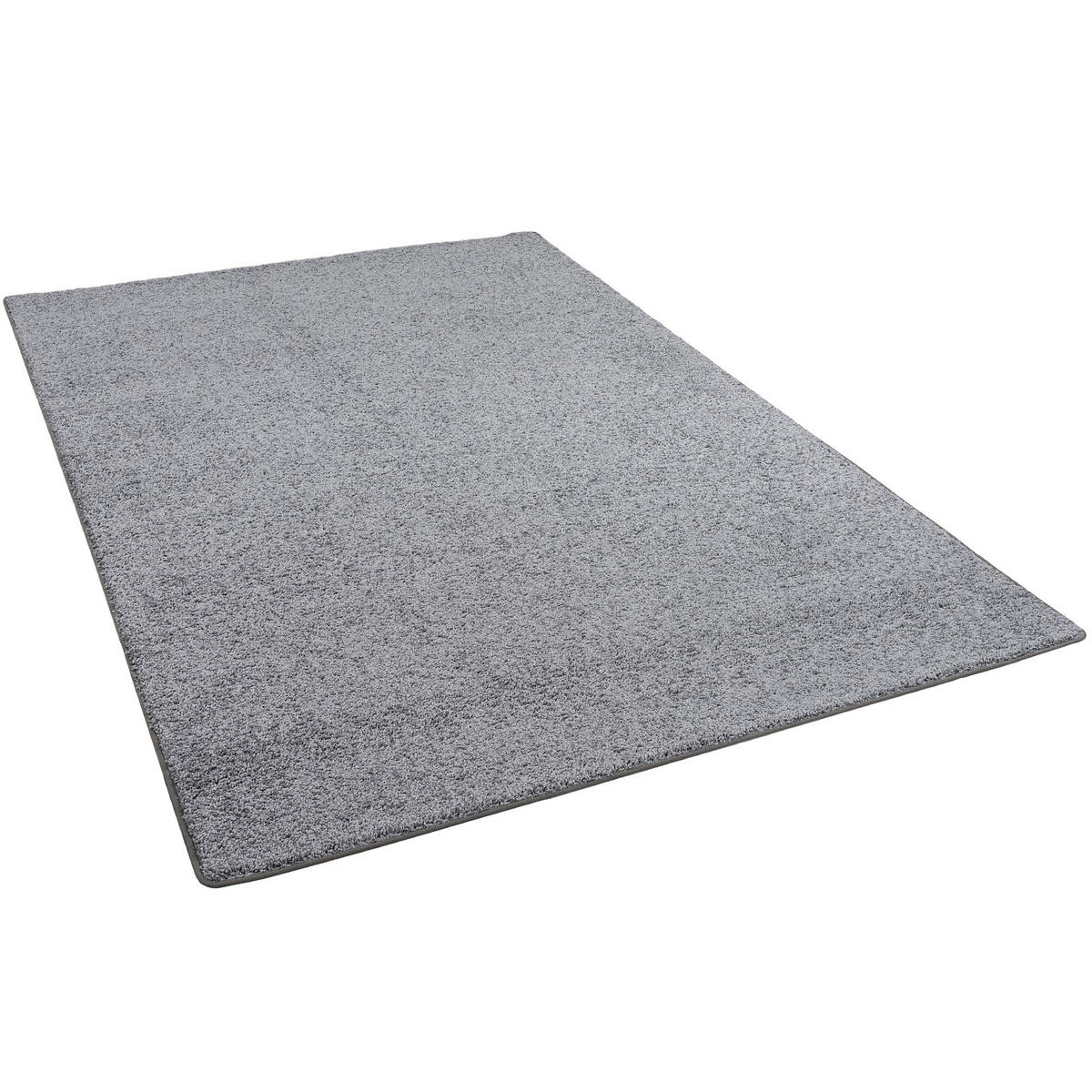 HOCHFLOR VELOURS TEPPICH MONA - Grau, Textil (160/200cm) - Snapstyle