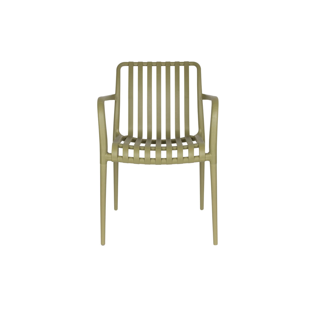 GARTENSTUHL Amae Grün - 4 er Set - Grün, Kunststoff (53/80.5/57cm) - Housecraft Living