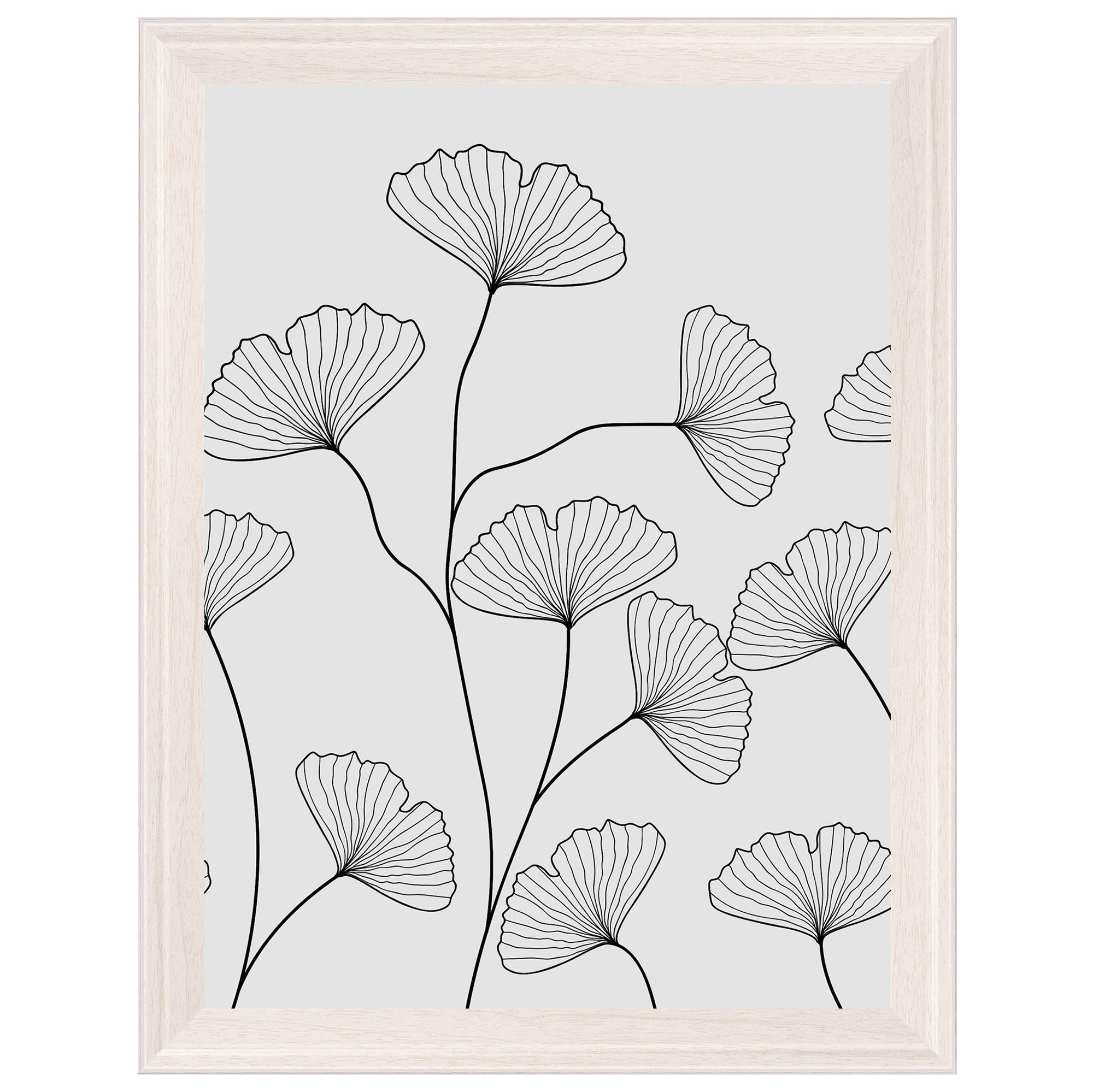 BILDERRAHMEN Ilo Holzrahmen 15x20 cm, WEISS, Ginko - Weiß, Holzwerkstoff (22/17/1.5cm) - walther design