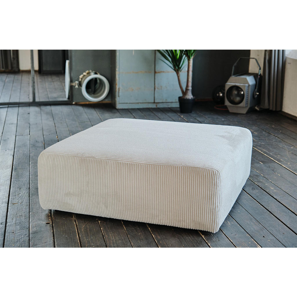 Thumbnail - Kawola Modulsofa, Hellgrau, Textil, Echtholz, 4-Sitzer, Füllung: Schaumstoff, 333x84x333 cm, Wohnzimmer, Sofas & Couches...