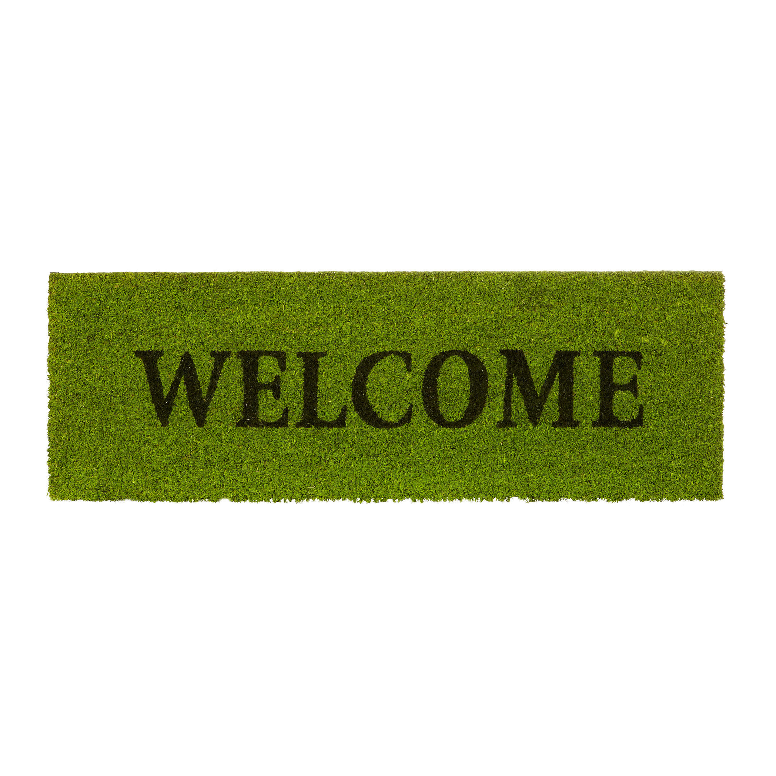 FUSSMATTE - Grün, Kunststoff/Textil (75/25cm) - Relaxdays
