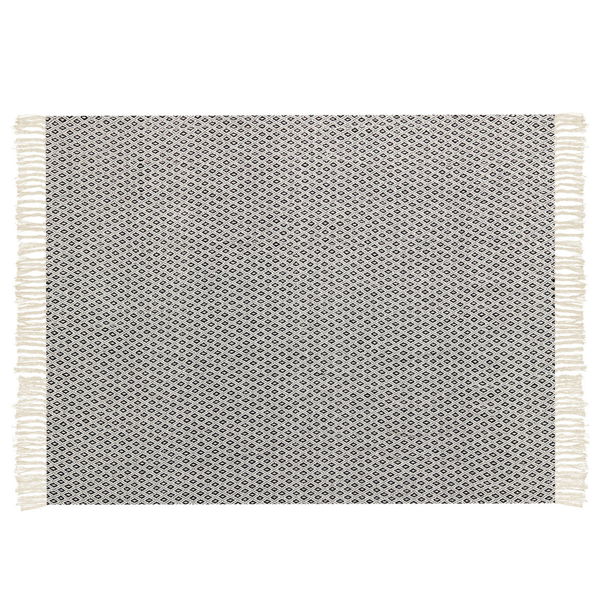 DECKE Creme Chyama 125/150 cm - Creme, Naturmaterialen/Textil (125/150cm) - Beliani