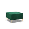 SITZPOUF 70 X 70 BLANK, Grün - Grün, Textil (71/40/71cm)