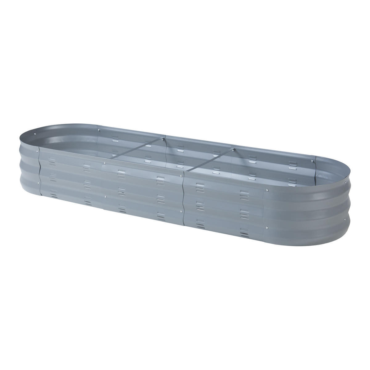 PFLANZBEET Alfedena - Anthrazit, Metall (171/25/50cm) - casa.pro
