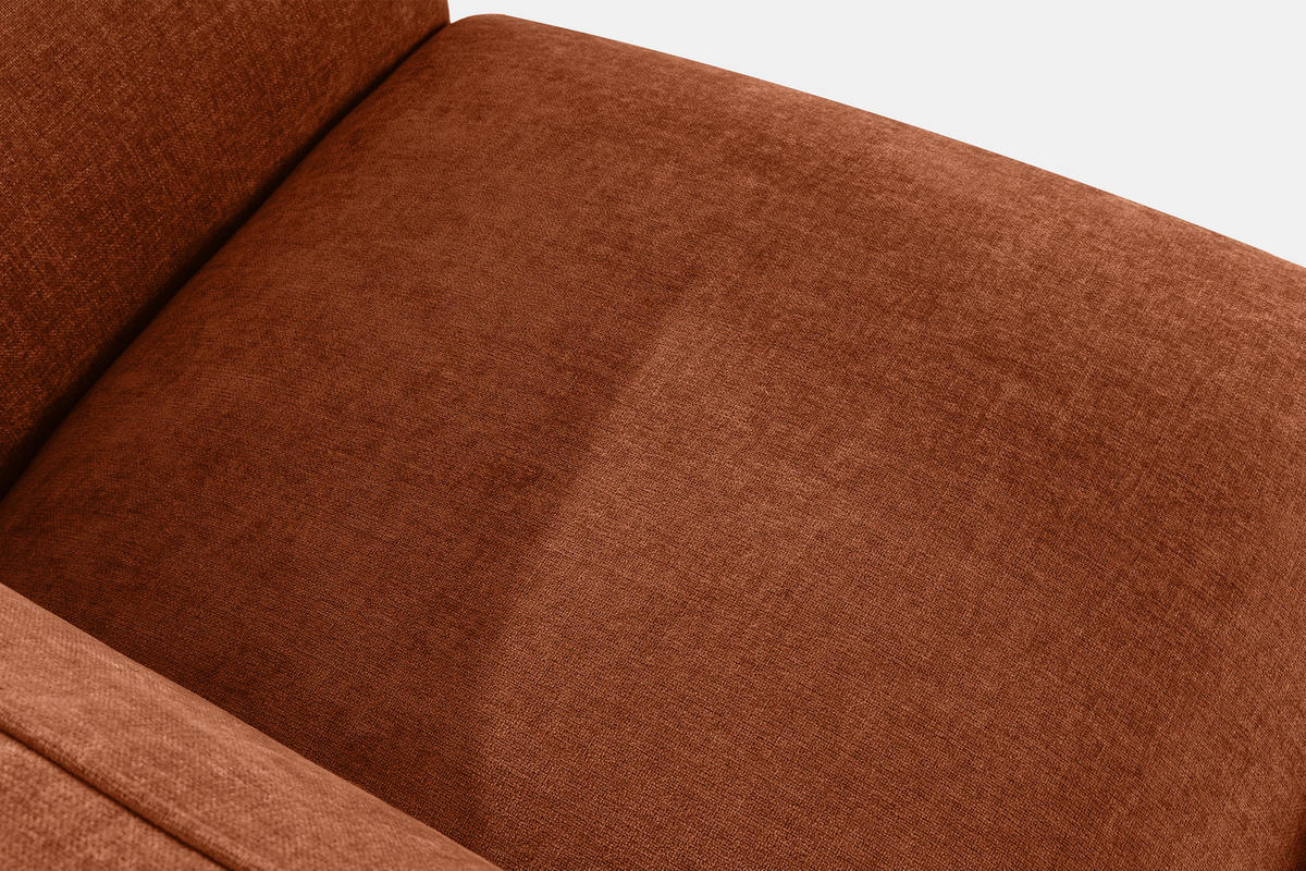 ECKSOFA LINKS FUBBO, Rot - Rot, Holz/Holzwerkstoff (225/176cm) - KONSIMO®