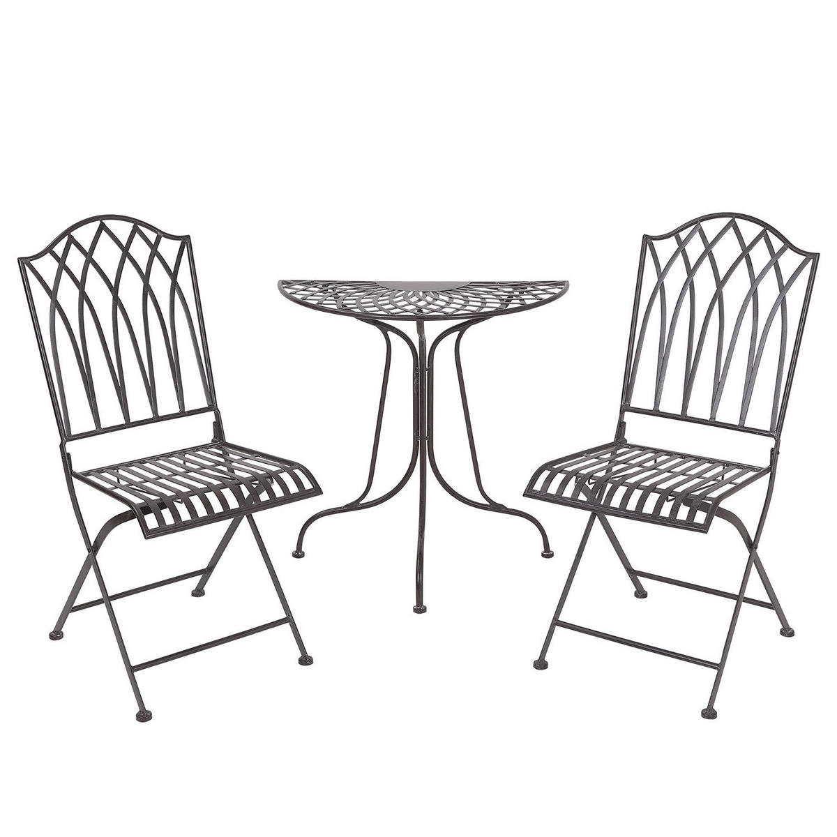 GARTENTISCH Mandala Garden - Braun, Metall (35/70/71cm) - Butlers